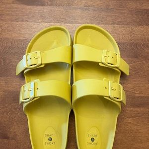 Yellow Fake Birkenstocks